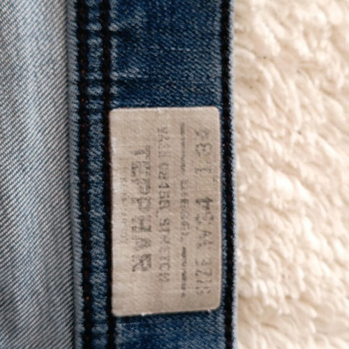 Diesel Tepphar W34/L34 Stretch jeans used, slim carrot fit, blue