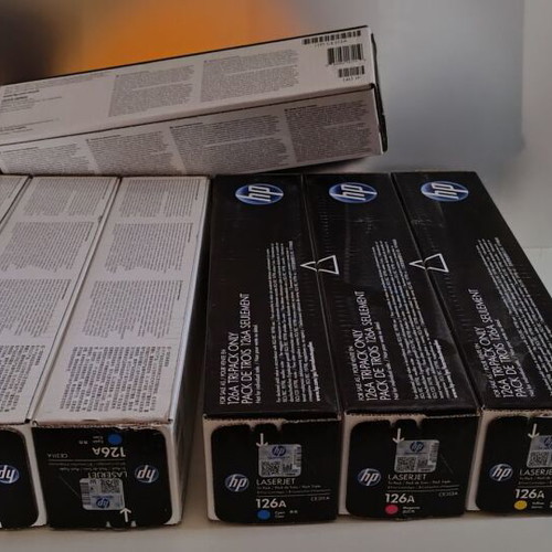 HP 126A toner set of 7 sealed new
