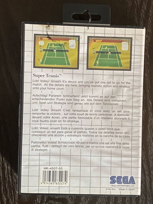 Super Tennis παιχνίδι μεταχειρισμένο για SEGA Master System
