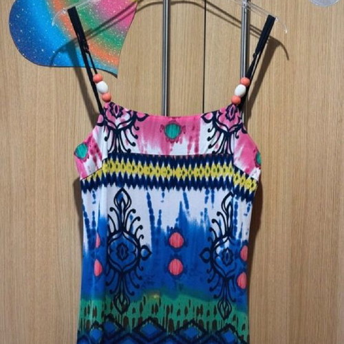 Garantie summer dress multicolored, like new, size medium