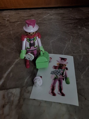 Candy Girl Candyland Ringmaster figure with suitcase and sticker