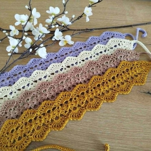 Boho Hairband handmade from 100% cotton