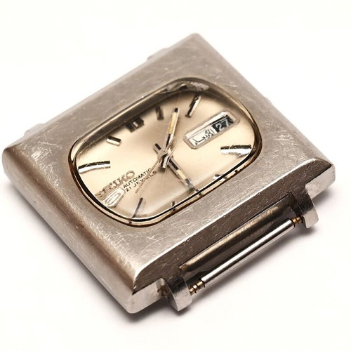 Seiko-5 Automatic 21 jewels used, silver, 1960s