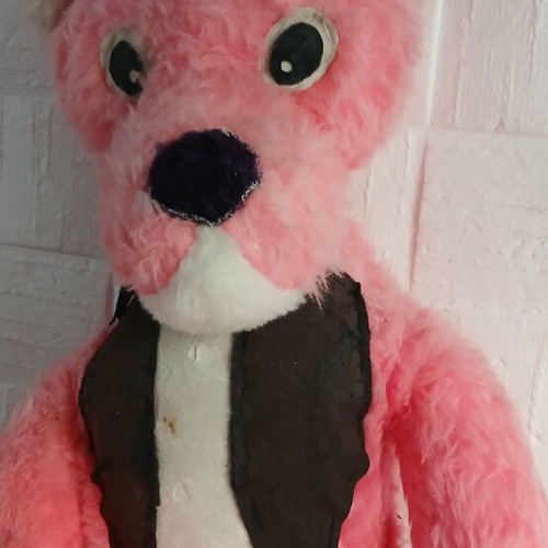 Pink Panther vintage plush 80cm used
