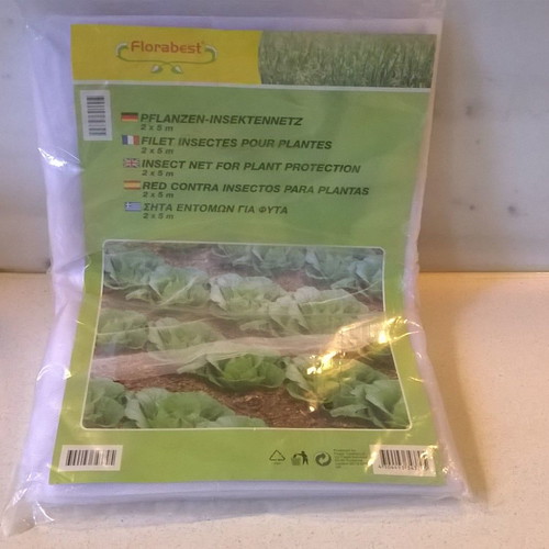 Insect net for plants 2 x 5 m new