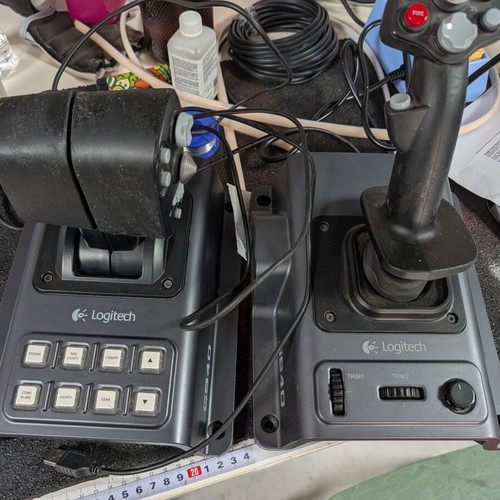 Logitech G940 Flight System HOTAS controller used