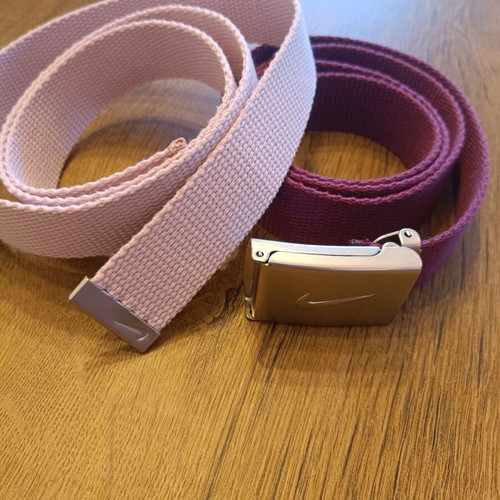 Nike double belt pink purple 105cm like new