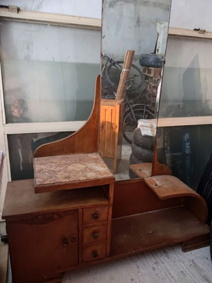 Vintage dressing table used, Art Deco style, circa 1930
