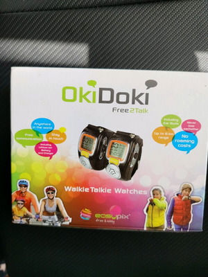 Wireless communication watches new, set of 2 with earbuds and charger