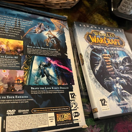 World of Warcraft Wrath of the Lich King PC/Mac expansion set used