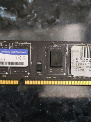 Team Group RAM DDR3 1x4GB 1600MHz used, pack of 3