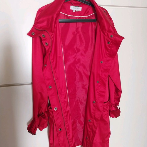 Trenchcoat Zara κόκκινο σαν καινούργιο, ελεύθερη γραμμή, μέγεθος L