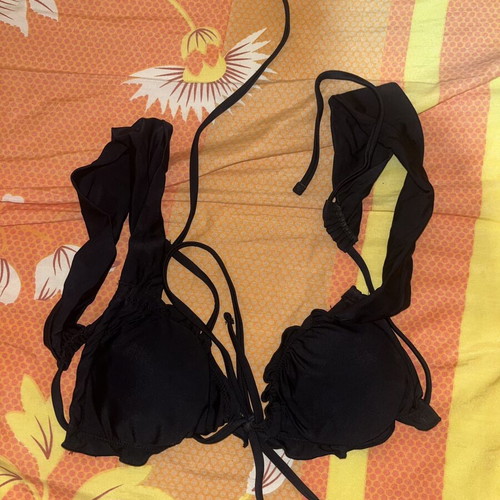 Swimsuit like new, black and multicolor, sizes XS and S