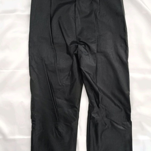 Stradivarius women's black leather-look pants M like new with minimal wear