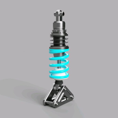 Coilover Lamp New 3D Printed LED Light