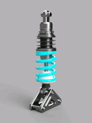 Coilover Lamp New 3D Printed LED Light