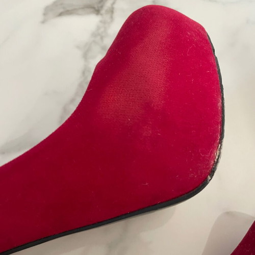Bordeaux suede pumps size 39 like new