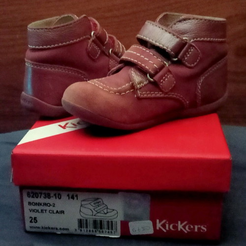 Kickers kids boots used, size 25