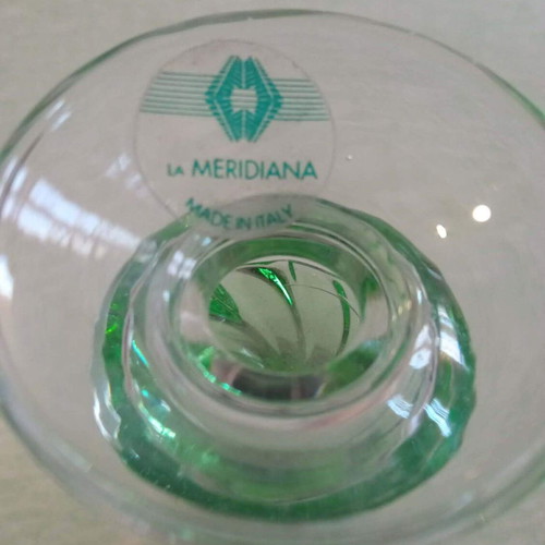 Κηροπήγια La Meridiana Art Glass με επικάλυψη ασημιού 925, ζευγάρι