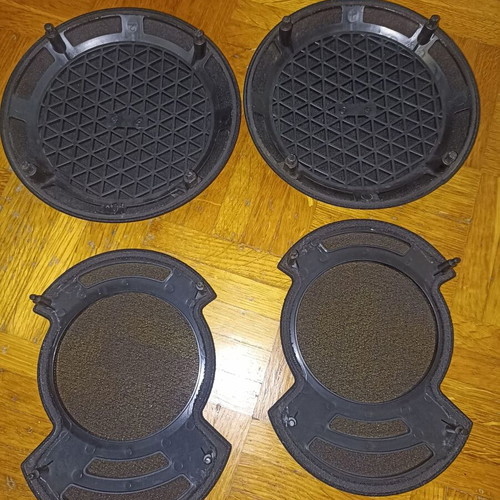 Philips speaker grilles used, large subwoofer