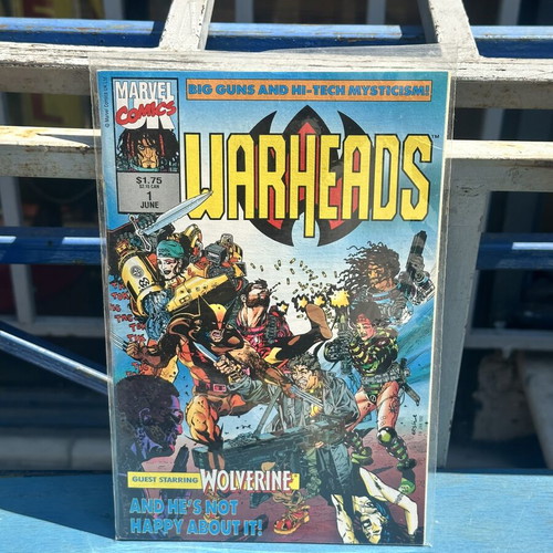 Warheads #1 Marvel UK comic like new with Wolverine guest appearance