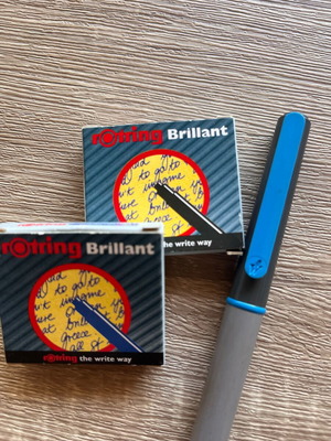 Πένα Waterman Forum vintage μεταχειρισμένη με 2 κουτιά μελάνια rOtring