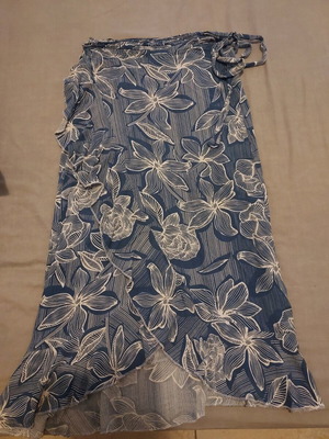 Φούστα wrap καινούργια, one size, μπλε