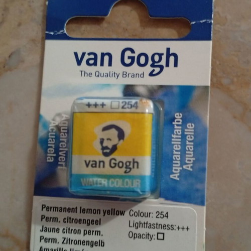 Van Gogh yellow watercolor new