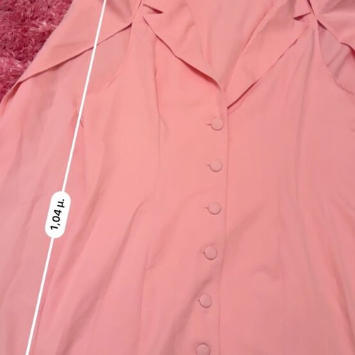 Dress with integrated cape pink, size XL, like new