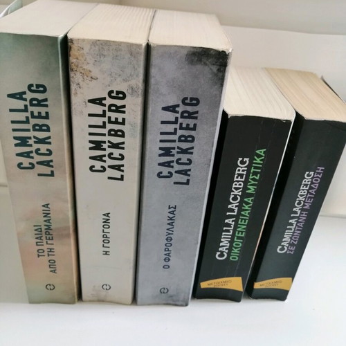 Camilla Lackberg book set of 5 used