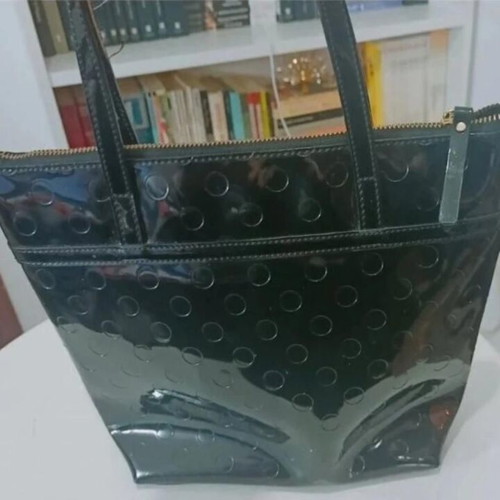 Kate Spade New York Patent Leather Tote bag used, black