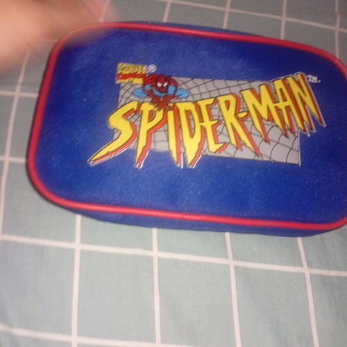 Spanteran pencil case new filled with markers and colored pencils