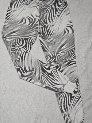 Zebra Print Pants like new, size M, cotton