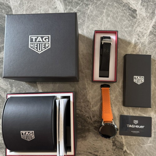 Tag Heuer Connected E3 45mm smartwatch like new, silver