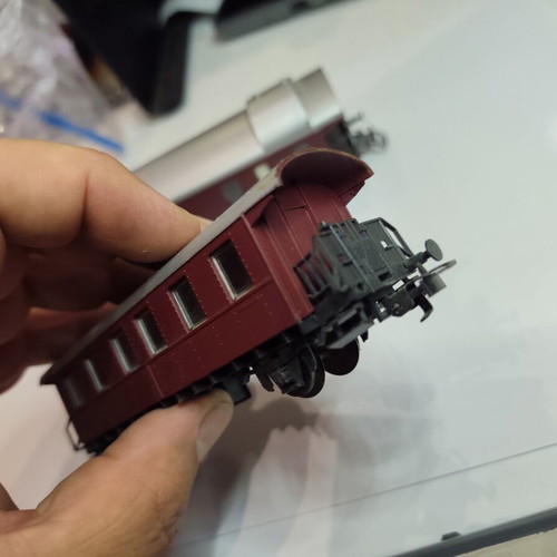 Liliput HO model train set with locomotive and wagons