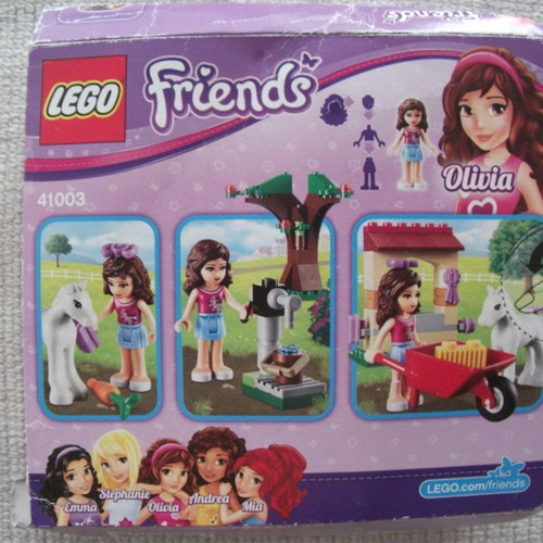 Lego Friends Olivia 41003 used, missing horse and some accessories