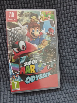 Super Mario Odyssey Nintendo Switch παιχνίδι μεταχειρισμένο με σκισμένη θήκη