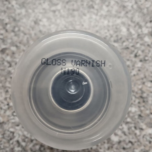 Spray varnish transparent glossy new