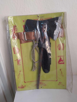 Indian axe new with belt and rope carnival