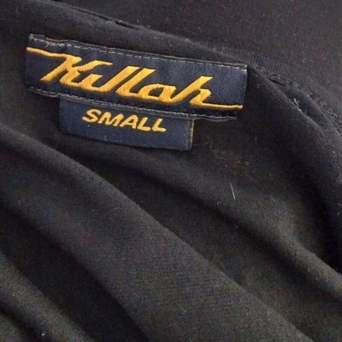 Killah Y2k Miss Sixty Cougars top used, size small, black and multicolor