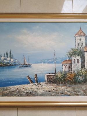 Πίνακας μεταχειρισμένος, διαστάσεις 107 × 77 εκ.