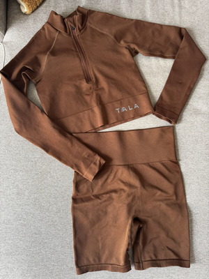 TALA Gym Set Size S Brown Like New