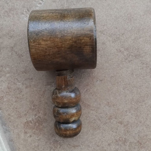 Traditional Wooden Nutcracker with Screw vintage 1960, like new