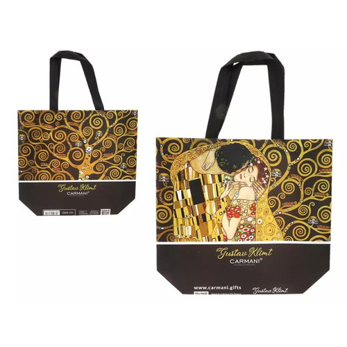 Breakfast bags with Gustav Klimt Kiss and Tree artworks, new, set of 3