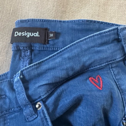 Desigual women's jeans like new, size 38, blue