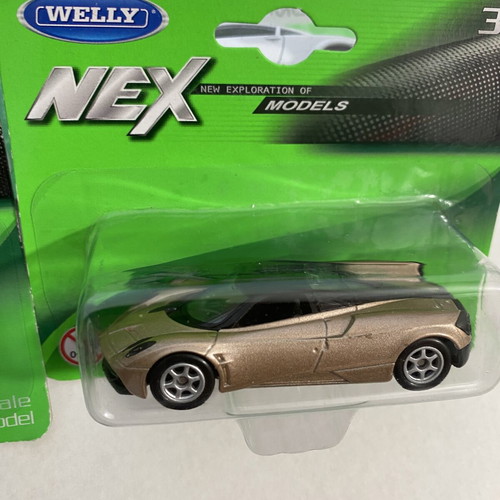 Welly toy car collection 1:64 scale, 9 pieces including Audi TT, R8, Pagani Huayra, BMW X5, VW T1, Beetle, Mazda MX5