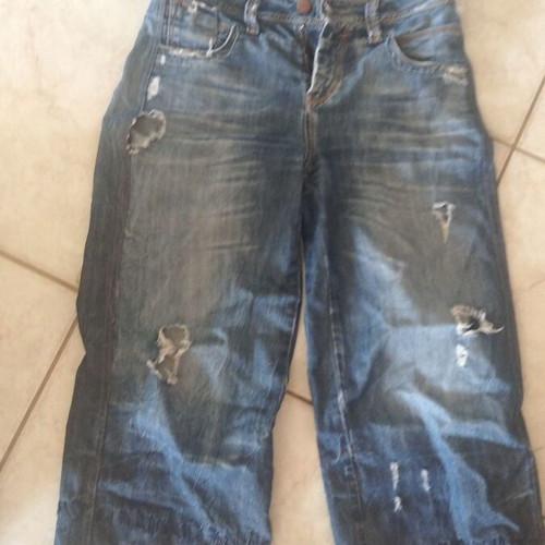 Attrattivo denim zip-culottes used, size M, blue