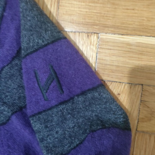 Daniel Hechter jumper 100% lambswool like new, size L, grey-purple