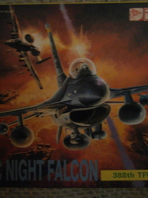 Dragon F-16c Night Falcon 388th TFW 421st TFS μοντέλο σε κλίμακα 1/144 καινούργιο