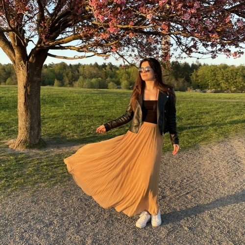 Sinsay long skirt like new, size S/M, light brown